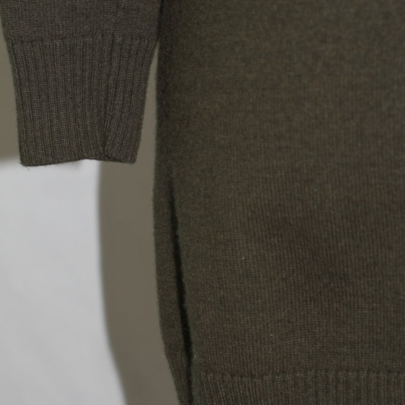 Cynthia Rowley Wool Army Green Sheath Dress (S) - Picture 5 of 11